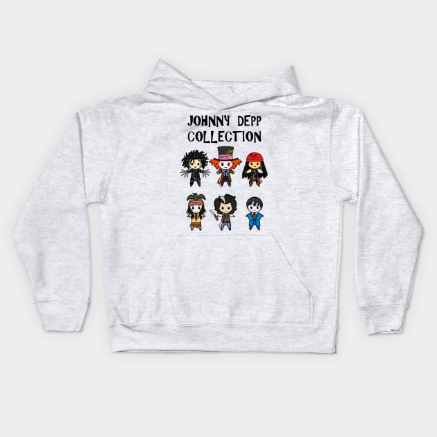 JOHNNY DEPP COLLECTION Kids Hoodie by wss3